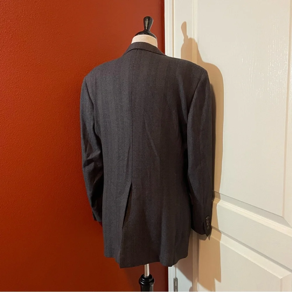 Christian Dior Men’s Vintage Two Button Shoulder‎ Padded Lux Blazer Sport Coat